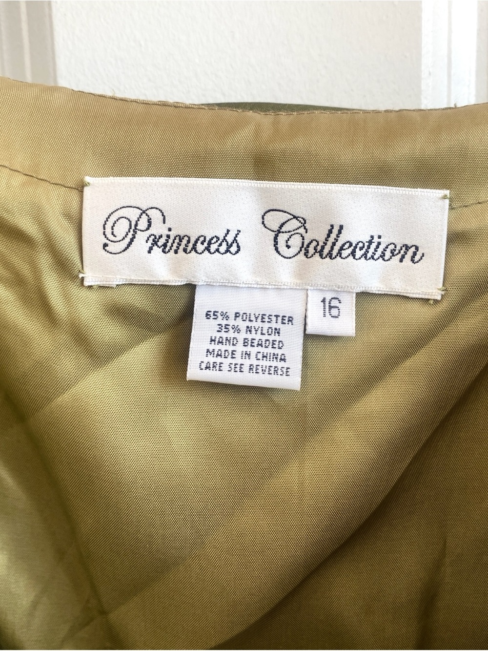 Strapless Olive Ruched Ruffle High-Low Dress - Picture 13 of 14